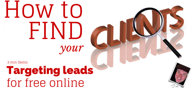 Finding the right clients on the Internet