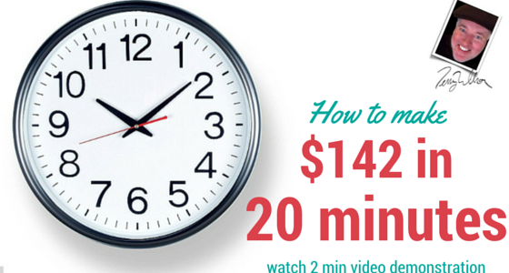 How to make $142 in 20 minutes How to make $142 in 20 minutes