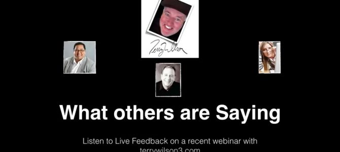 You won’t believe what these reps tell Terry on a live webinar, incredible! You won’t believe what these reps tell Terry on a live webinar, incredible!