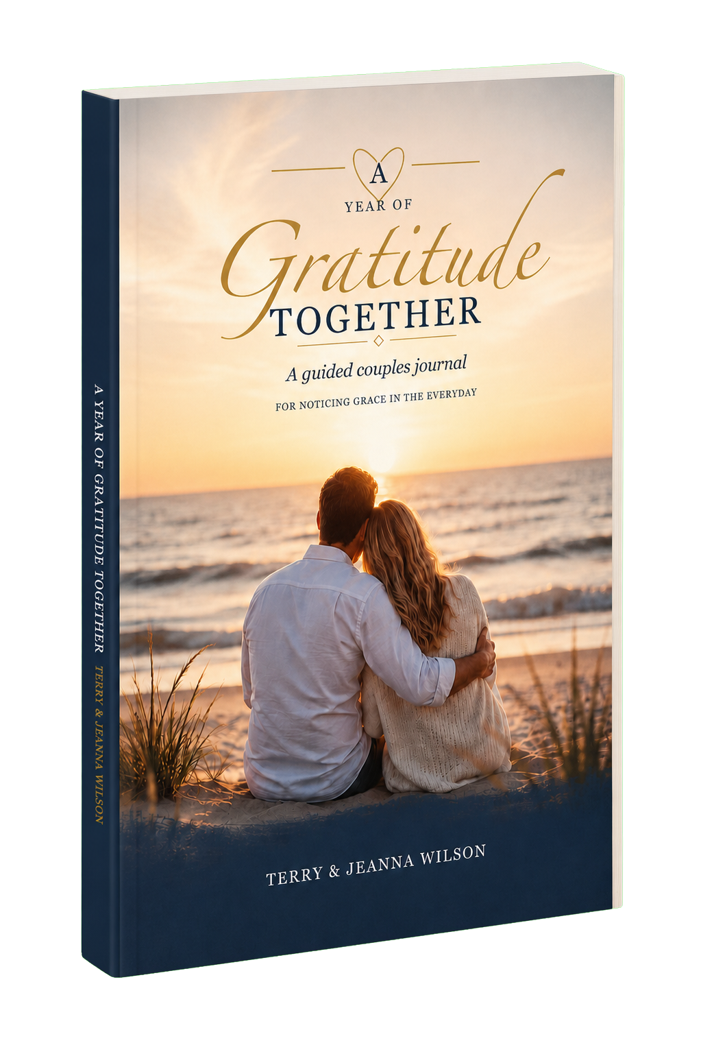 A Year of Gratitude Together guided couples journal
